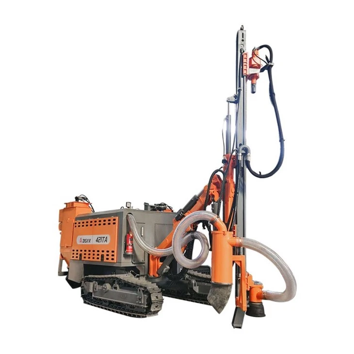 O'rnatilgan DTH Surface Portativ Drill Rig 452T/452H