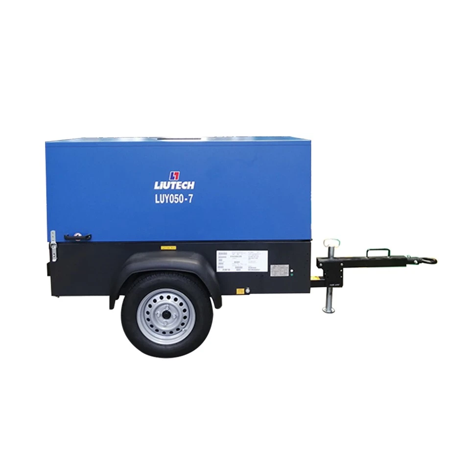 050-7 Liutech Air Compressor175 psi dizel 7 kon havo kompressor mashinasi